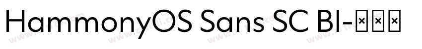 HammonyOS Sans SC Bl字体转换 HammonyOS Sans SC Bl字体转换